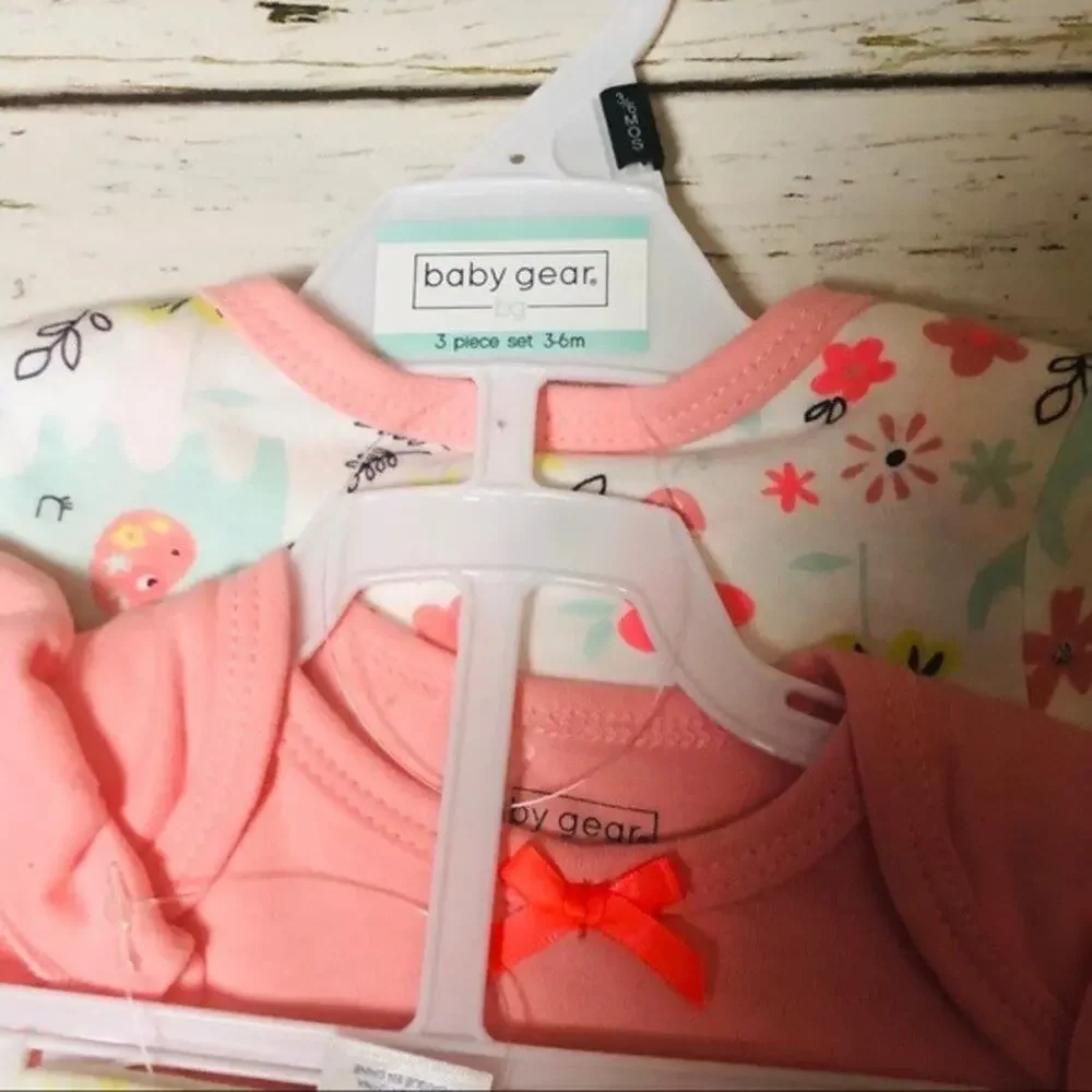 Baby Gear Onesies Matching  Set Size 3-6 M